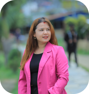 Portrait of Nisha, founder of a Su Lakshyan organization.