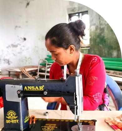 photo of sewing woman