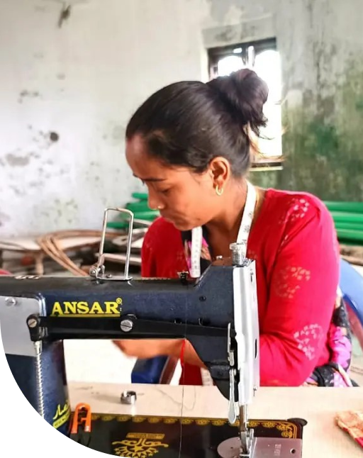 photo of sewing woman